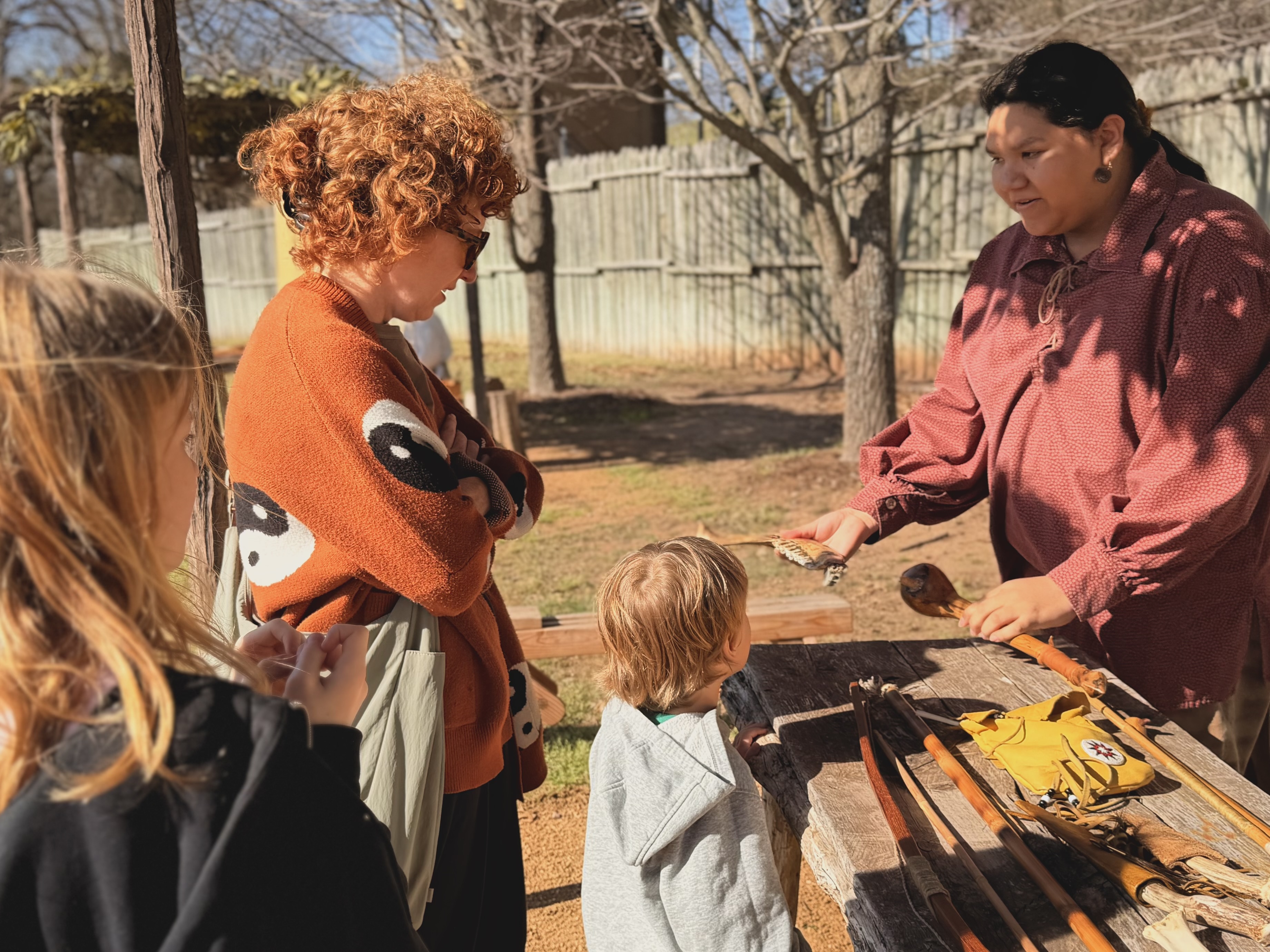 Traditional village demonstration